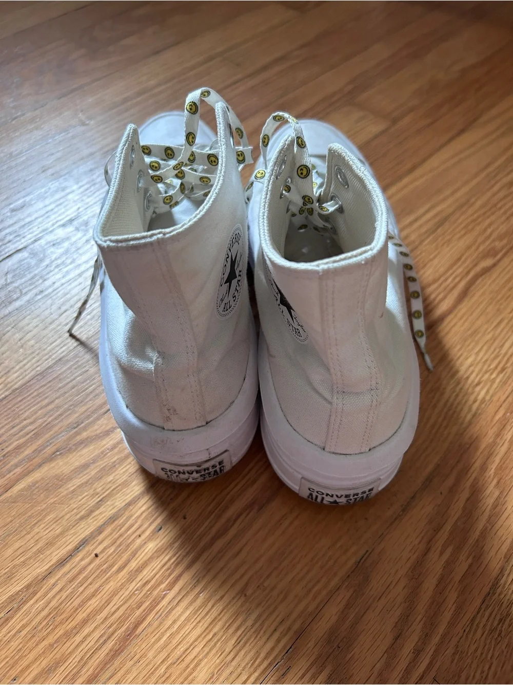 Converse white high
